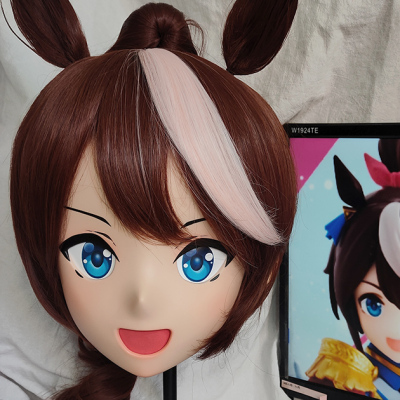 (GLA032)Customize Character'! Female/Girl Resin Full/Half Head With Lock Anime Cosplay Japanese Animego Kigurumi Mask (GLA032)Customize Character'! Female/Girl Resin Full/Half Head With Lock Anime Cosplay Japanese Animego Kigurumi Mask